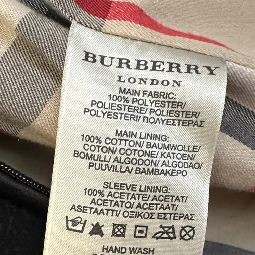 Burberry Black Hooded Trench Coat - Picture 15 of 16
